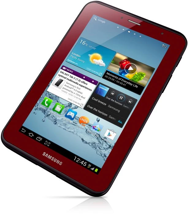 Samsung Galaxy Tab 2 7.0 P3100, rot, 16GB, UMTS