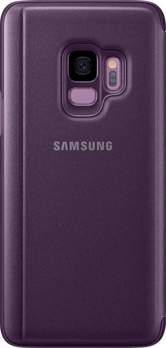 Samsung Clear View Standing Cover für Galaxy S9 violett