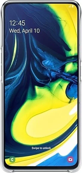 Samsung Standing Cover für Galaxy A80 weiß