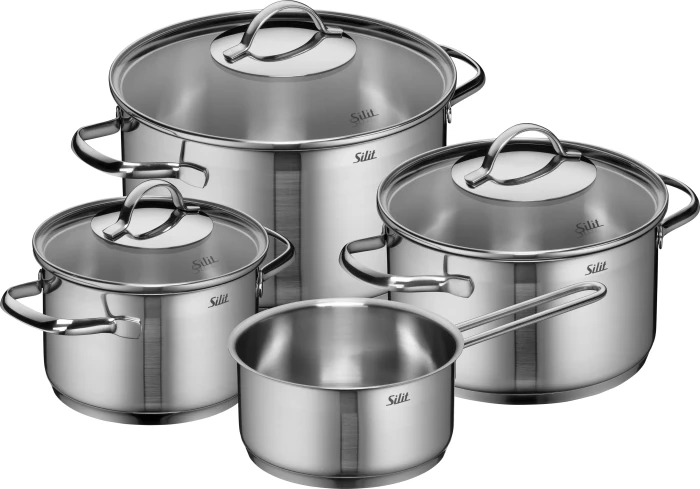 WMF Silit Achat Kochtopf-Set, 4-tlg.