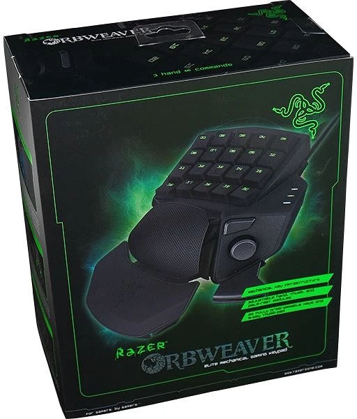 Razer Orbweaver Elite, schwarz, MX BLUE, USB