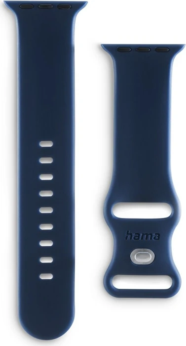 Hama Armband Fantastic Feel für Apple Watch (40mm/41mm/42mm) blau