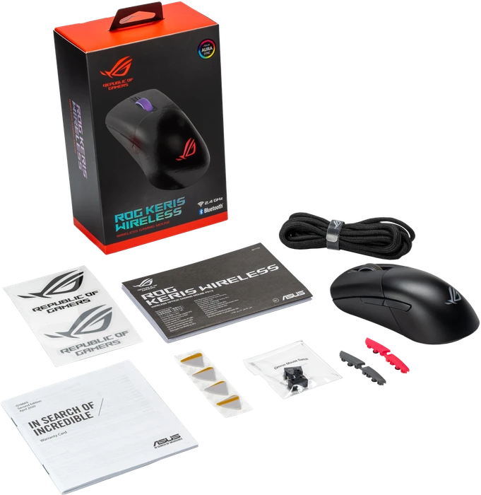ASUS ROG Keris Wireless, USB/Bluetooth