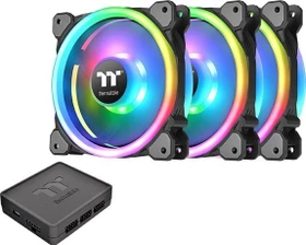 Thermaltake Riing Trio 14 LED RGB Radiator TT Premium Edition, LED-Steuerung, 140mm, 3er-Pack