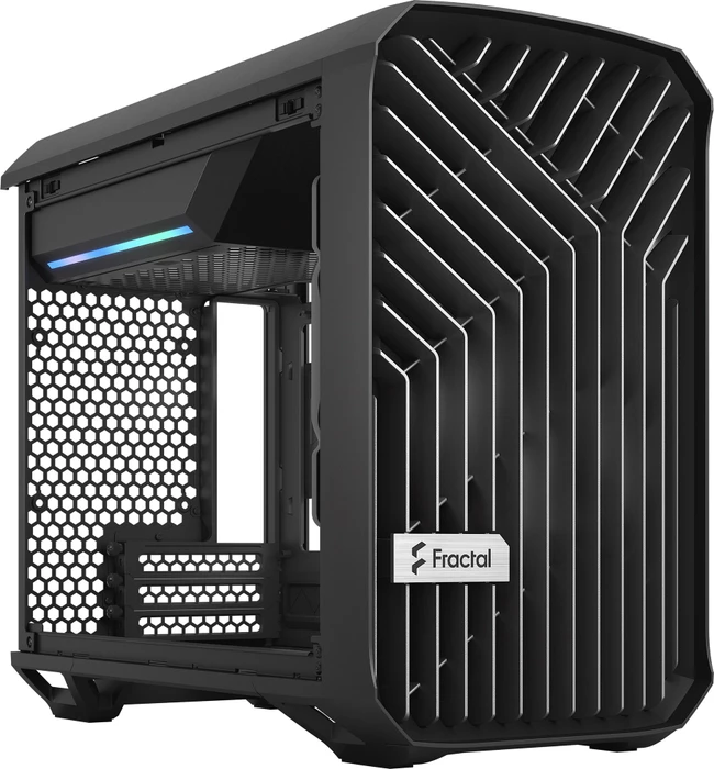Fractal Design Torrent Nano Black TG Dark Tint, Glasfenster, Mini-ITX