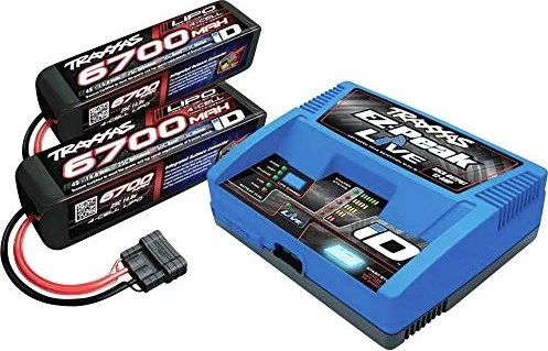 Traxxas EZ-Peak Plus Dual Ladegerät plus 2x 2S LiPo Akku