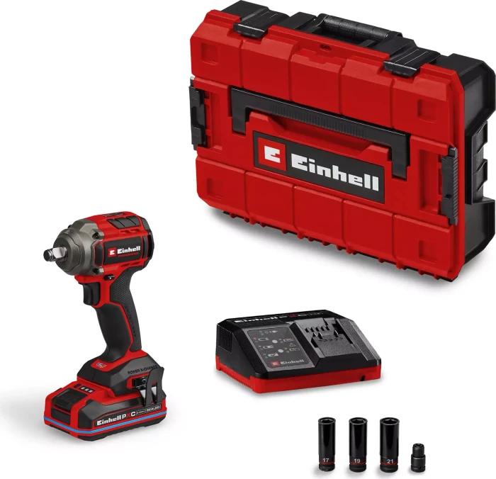 Einhell Professional TP-CW 18/350-C BL Akku-Schlagschrauber inkl. E-Case + Akku 3.0Ah