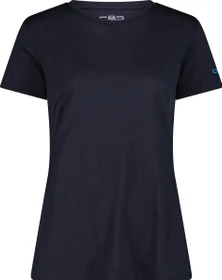 CMP Performance Merino Funktionsshirt kurzarm schwarz/blau (Damen)
