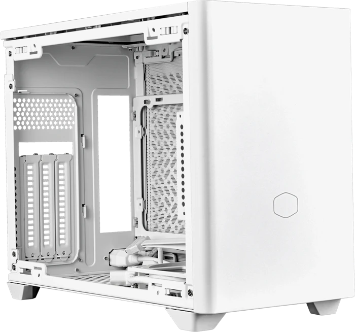 Cooler Master MasterBox NR200P [V2], weiß, Glasfenster, Mini-ITX
