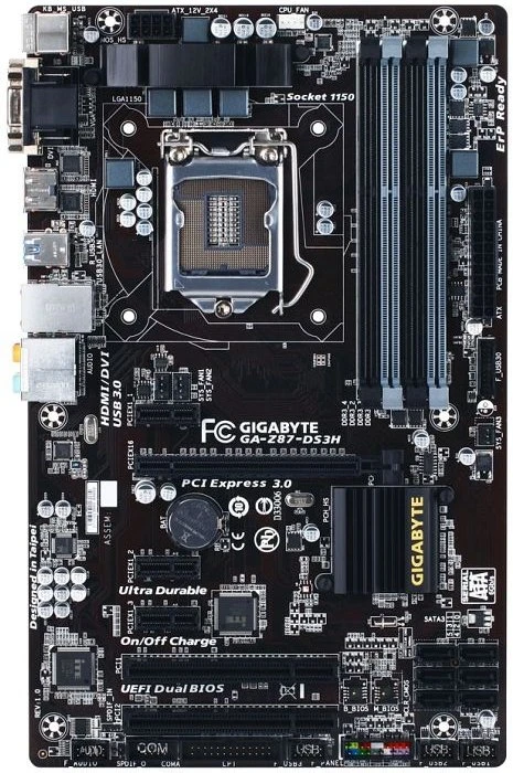 GIGABYTE GA-Z87-DS3H (Intel 1150)