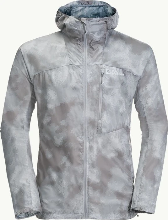 Jack Wolfskin Prelight Windbreaker Funktionsjacke silver grey all over (Herren)