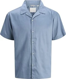 Jack & Jones Loose Fit Hemd kurzarm coronet blue (Herren)