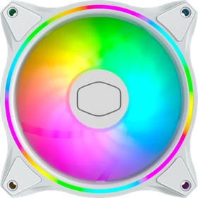 Cooler Master MasterFan MF120 Halo White Edition, 120mm