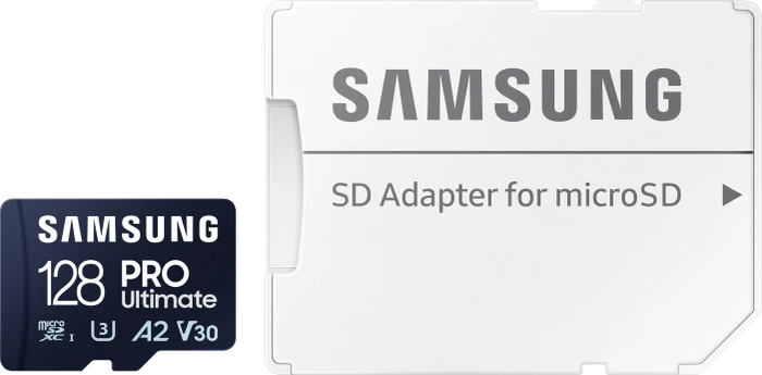 Samsung PRO Ultimate R200/W130 128GB Kit, UHS-I U3, A2, Class 10