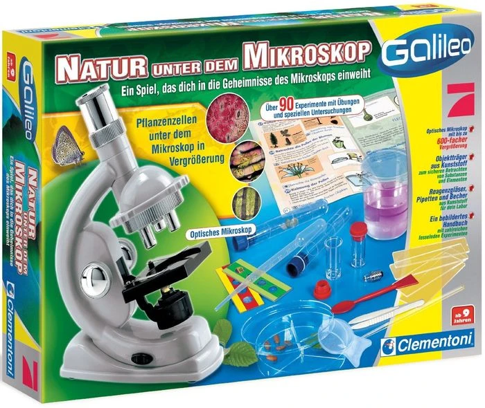 Clementoni Galileo Natur unter dem Mikroskop