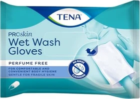 Tena ProSkin Wet Wash Glove parfümfrei, 8 Stück