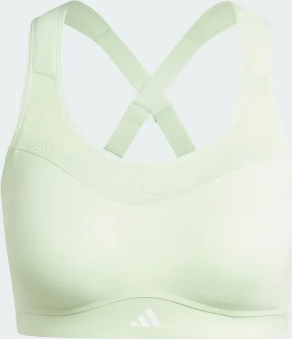 adidas TLRD Impact Training High Support Sport-BH semi green spark (Damen)