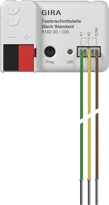 Gira KNX Taster-Schnittstelle Standard 2-fach, Unterputz