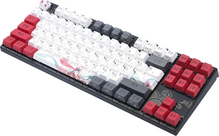 Varmilo VEA87, Beijing Opera, TKL, LEDs weiß, MX SILENT RED, USB, US