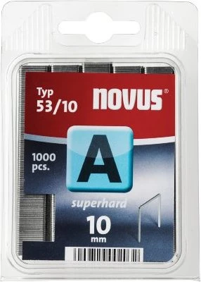 Novus Typ 53 superhart Tacker-Klammern, 10x11.3mm, 1000 Stück