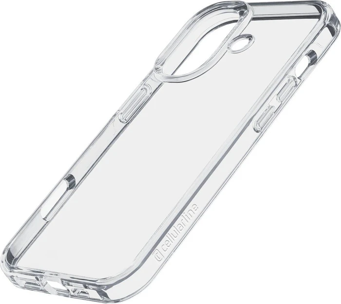 Cellularline Become Eco Case für Apple iPhone 16 transparent