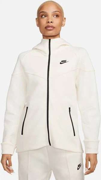 Nike Sportswear Tech Fleece Windrunner Hoodie pale ivory/black (Damen)