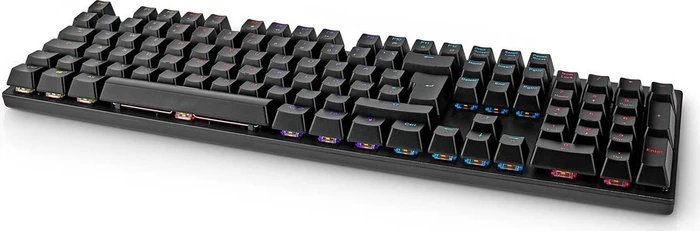 Nedis Wired Gaming Keyboard, schwarz, LEDs RGB, USB, ND
