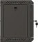 Lanberg WF11 Series 10" Rack Wandschrank 6HE, hängend, Flatpack, Glastür, IP20, RAL 9004, 300mm tief Vorschaubild