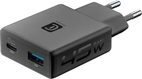 Cellularline Power Lite Charger 45W schwarz