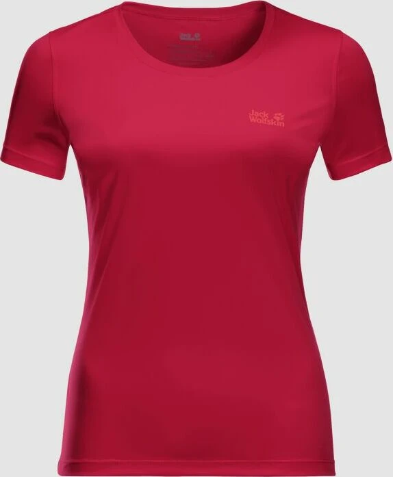 Jack Wolfskin Tech Funktionsshirt kurzarm scarlet (Damen)