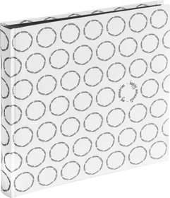 Hama Jumbo Fotoalbum, 30x30, 80 weiße Seiten, Ivy weiß