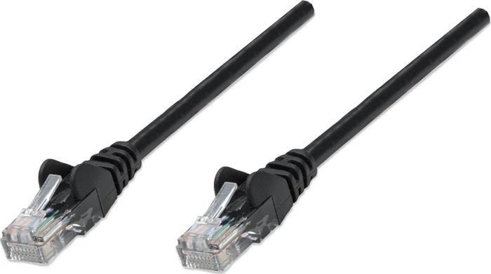Intellinet Patchkabel, Cat5e, U/UTP, RJ-45/RJ-45, 1.5m, schwarz