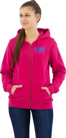 Helly Hansen HH Logo Zip 2.0 Hoodie magenta (Damen)