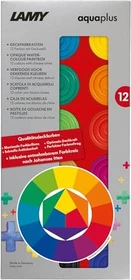 Lamy aquaplus Deckfarbkasten rot, 12 Farben
