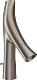 Hansgrohe Axor Starck Organic 80 Waschbeckenarmatur mit Ablauffernbedienung edelstahloptik