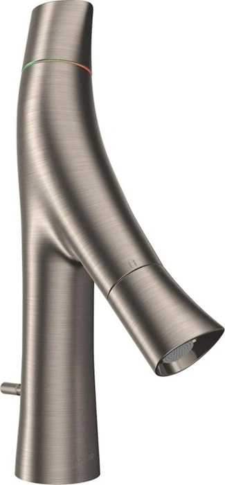 Hansgrohe Axor Starck Organic 80 Waschbeckenarmatur mit Ablauffernbedienung edelstahloptik