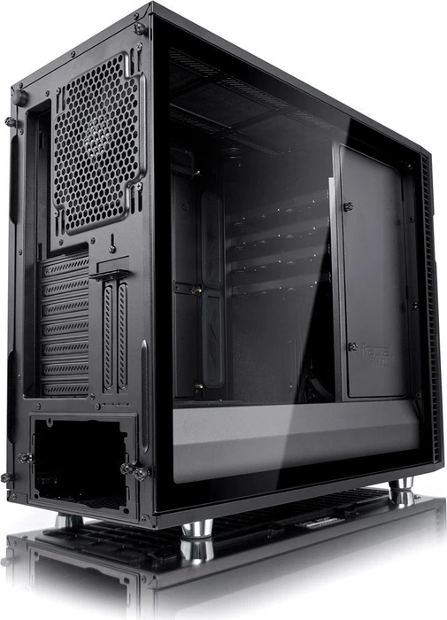 Fractal Design Define R6 Blackout TG, Glasfenster, schallgedämmt