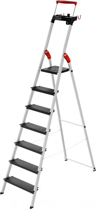 Hailo L100 TopLine Stehleiter, 7 Stufen