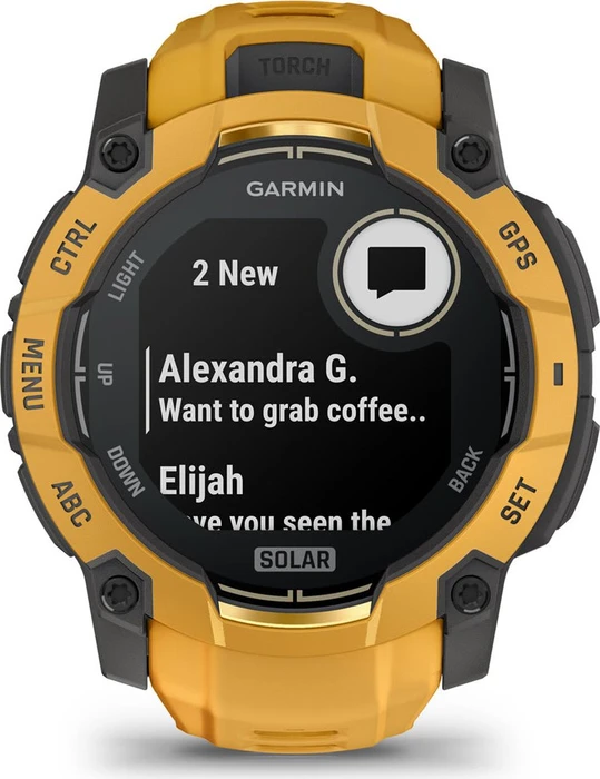 Garmin Instinct 3 Solar 45mm sunburst/grey