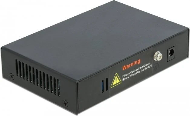 DeLOCK Desktop Gigabit Switch, 5x RJ-45, 60W PoE+