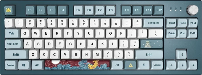 Montech MKey TKL, Freedom, LEDs RGB, hot-swap, Gateron G Pro 2.0 RED, USB, US