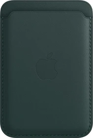 Apple iPhone Leder Wallet mit MagSafe waldgrün