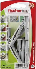 fischer FU 8x50 K Universaldübel, 8x50mm, 12 Stück