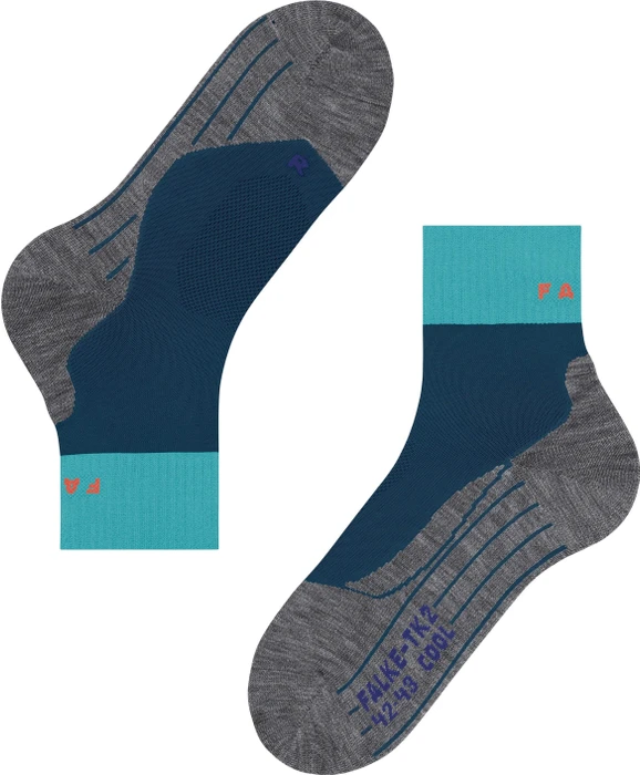 Falke TK2 Explore Cool Short Wandersocken blue pond (Damen)