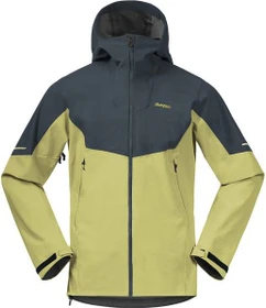 Bergans Senja Hybrid Softshell Funktionsjacke green oasis/orion blue (Herren)