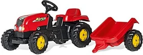 rolly toys rollyKid-X Trettraktor mit Anhänger rot