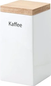Continenta Aufbewahrungsbehälter quadratisch mit Holzdeckel 1.2l