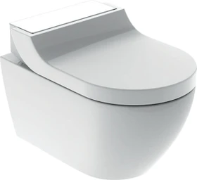 Geberit AquaClean Tuma Comfort WC-Komplettanlage Wand-WC weiß/Glas weiß