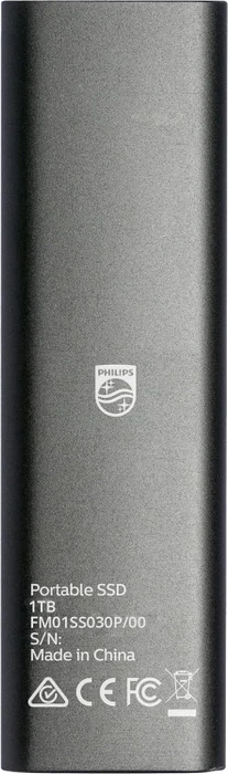 Philips Ultra Portable SSD, 1TB, USB-C 3.0