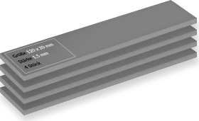 ARCTIC TP-4 Wärmeleitpad 120x20x1.5mm, 4 Stück